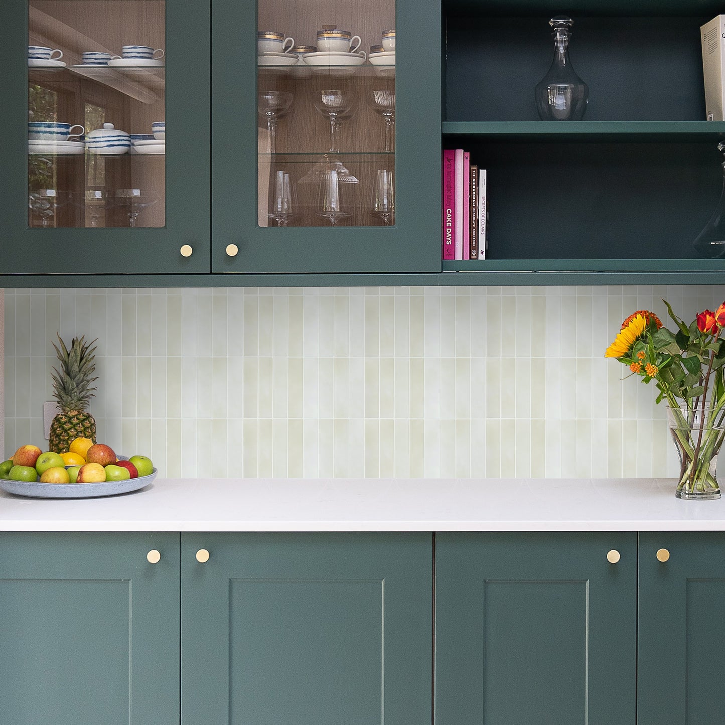 3D Pink Linear Peel and Stick Backsplash Wall Tile