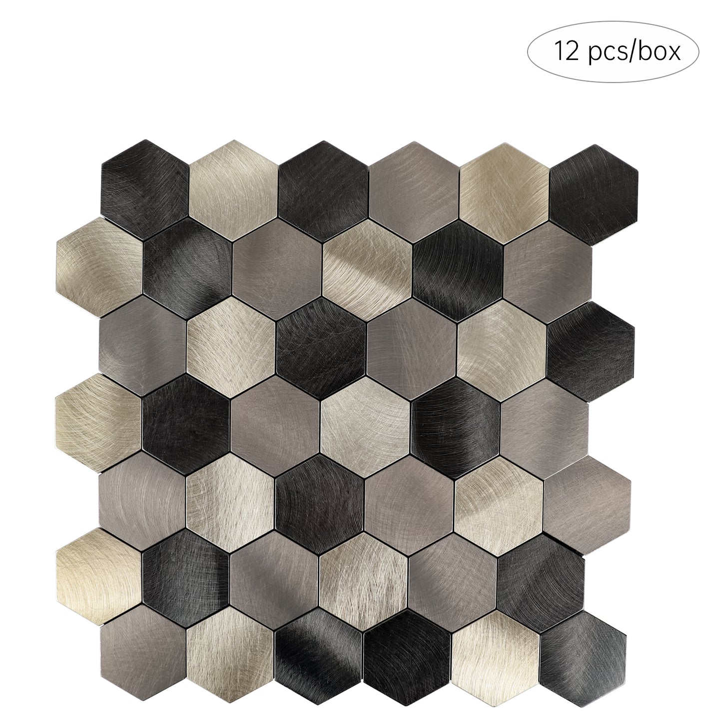 3D Hexagon Peel and Stick Backsplash Tile