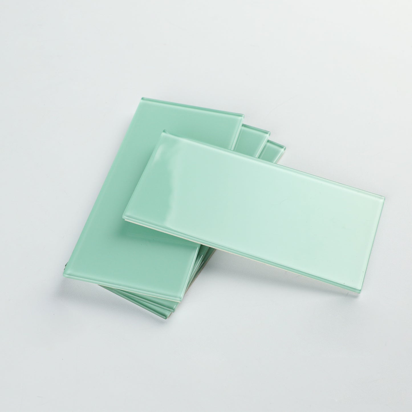 Blue Peel and Stick Backsplash Wall Tile