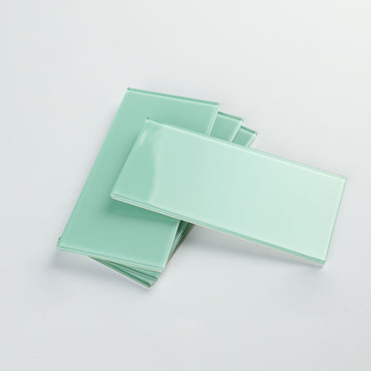 Blue Peel and Stick Backsplash Wall Tile