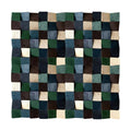 Geometric Acoustic Panel Wood Mosaic Wall Art
