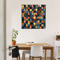 Geometric Acoustic Panel Wood Wall Art – Stylish Soundproofing Panels for Living Room, Office, and Home Décor