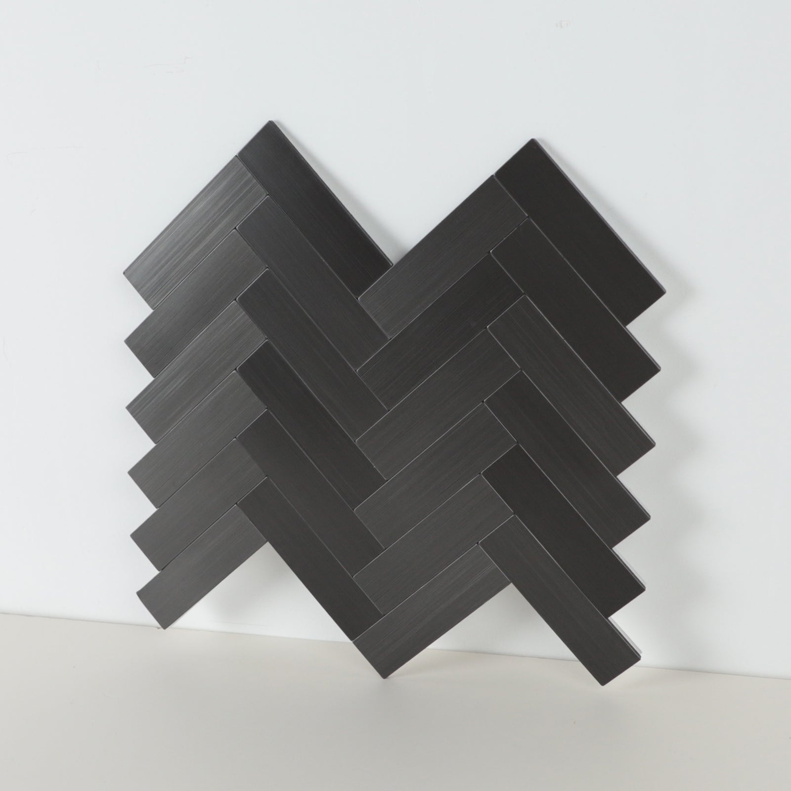 Herringbone Peel and Stick Backsplash Wall Tile