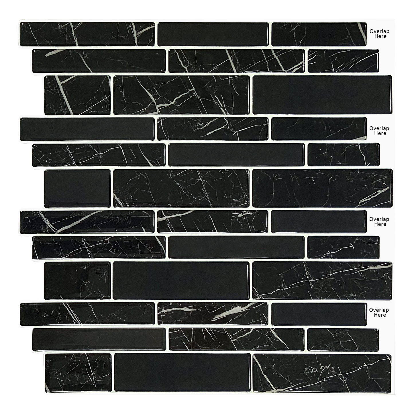Marble Peel and Stick Backsplash Tile