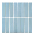 3D Blue Gradient Linear Peel and Stick Wall Tile