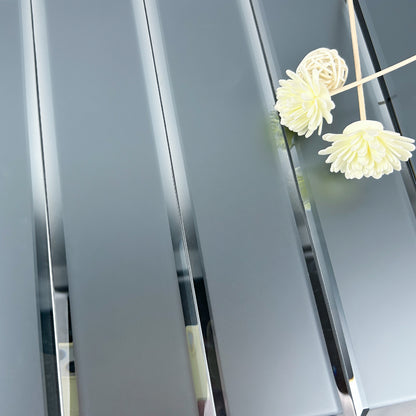 Diamond Grade Glass Mirror Beveled Subway  Peel and Stick Backsplash Wall Tile