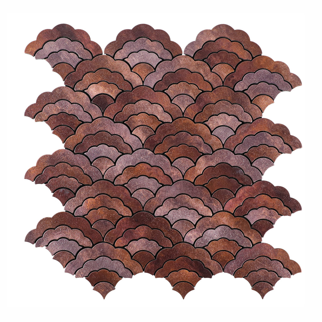 Metal Cloud-Shaped Peel and Stick Backsplash Wall Tile
