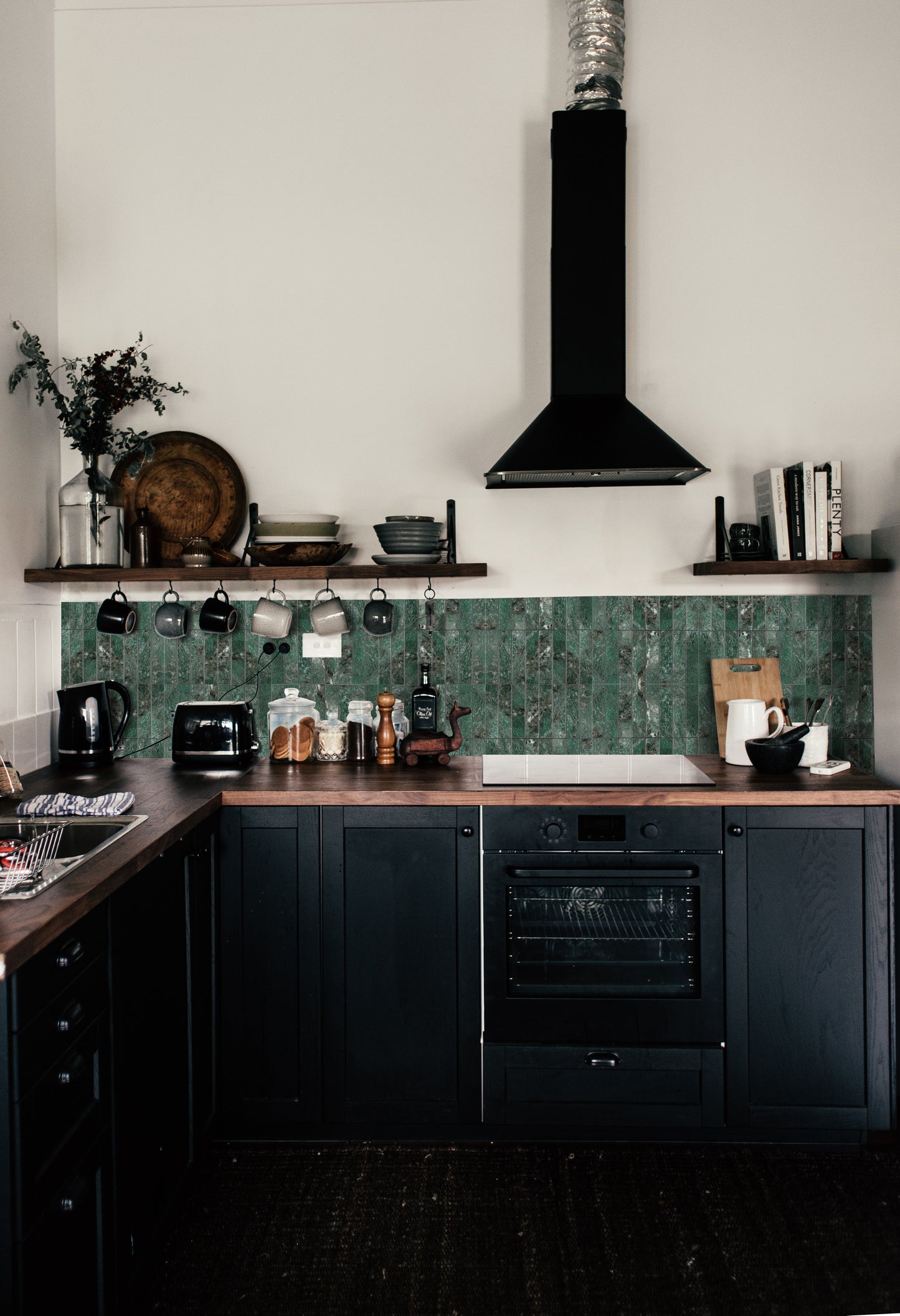 Green Marble Peel and Stick Backsplash Wall Tile