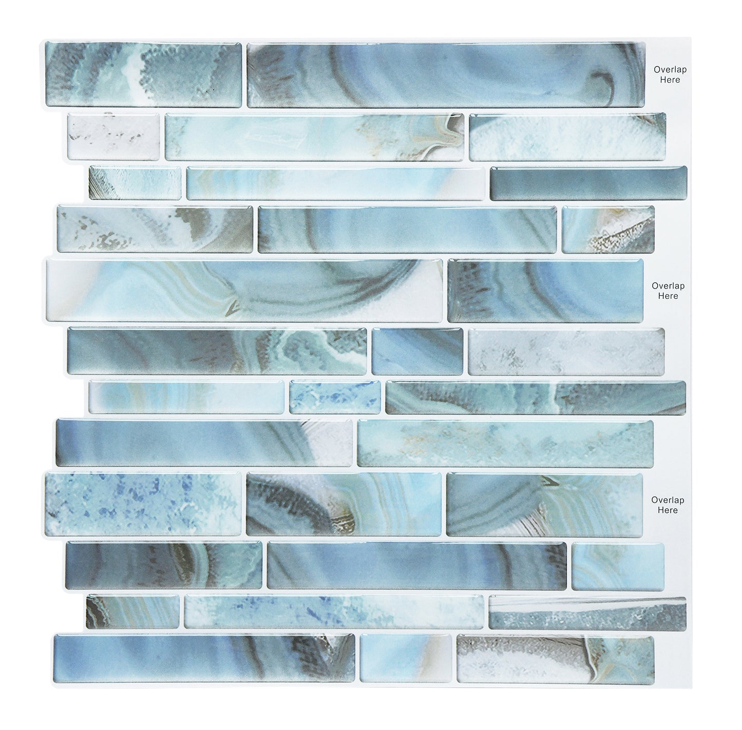 Marble Peel and Stick Backsplash Tile
