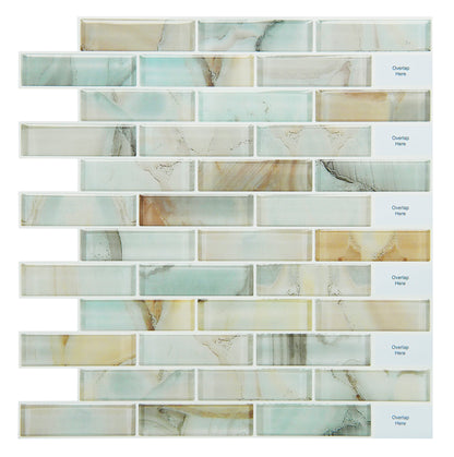 Marble Peel and Stick Backsplash Tile