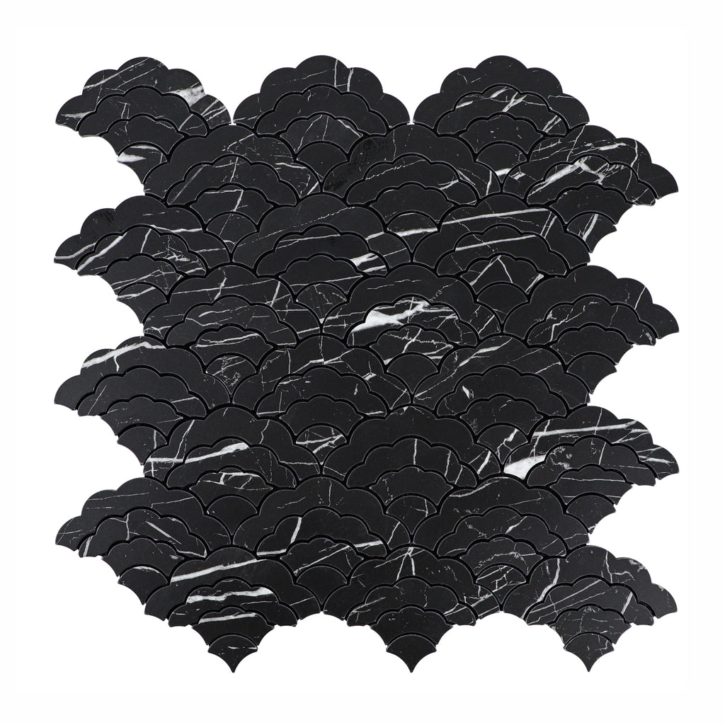 Marble Cloud-Shaped Peel and Stick Backsplash Wall Tile