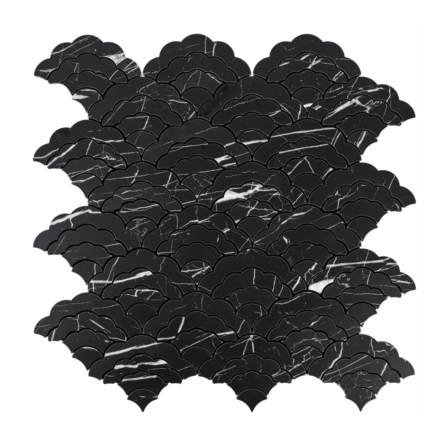 Marble Cloud-Shaped Peel and Stick Backsplash Wall Tile