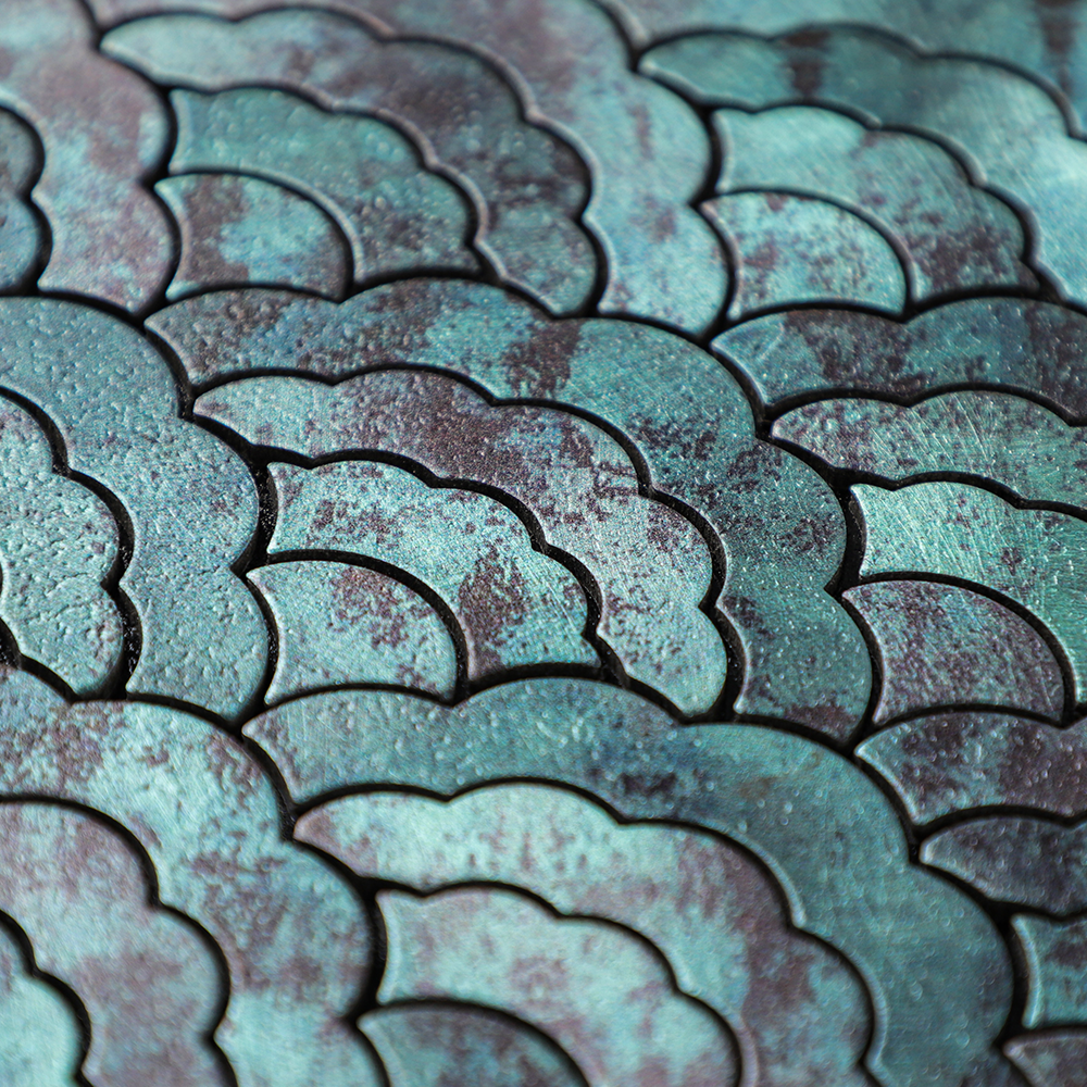 Metal Cloud-Shaped Peel and Stick Backsplash Wall Tile