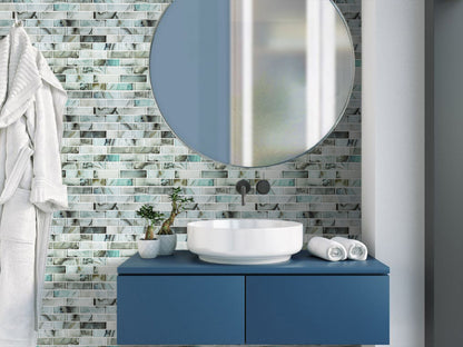 Marble Peel and Stick Backsplash Tile