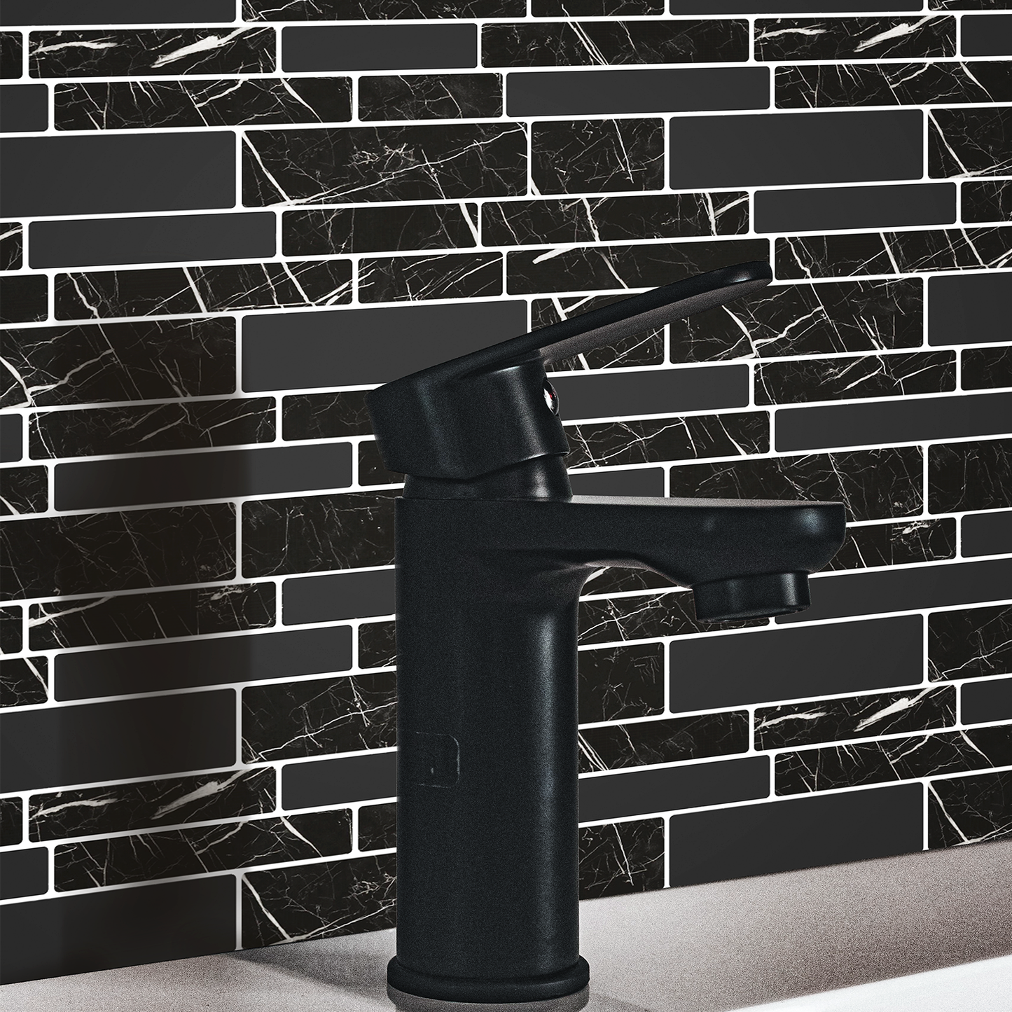 Marble Peel and Stick Backsplash Tile