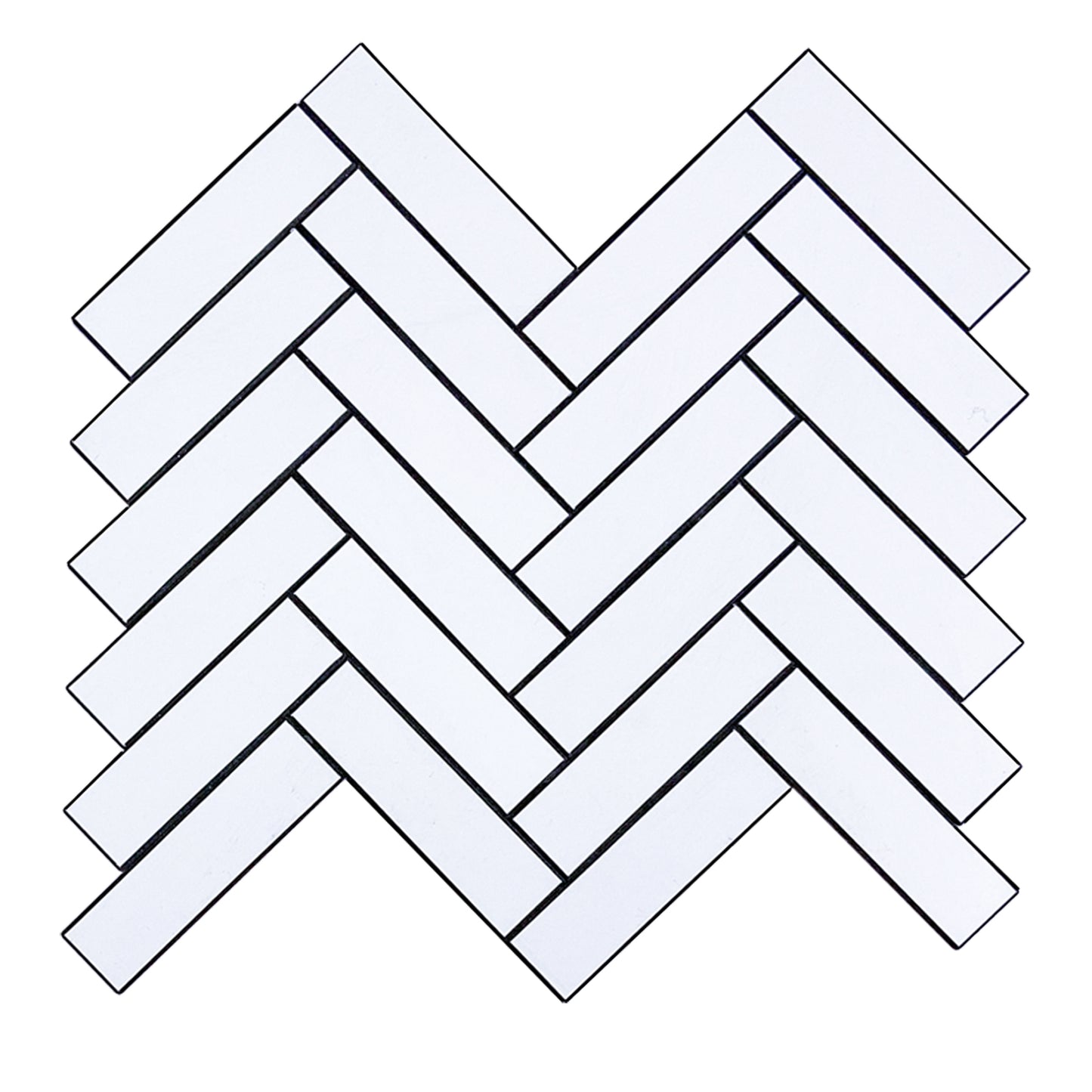 3D Herringbone Peel and Stick Backsplash Tile