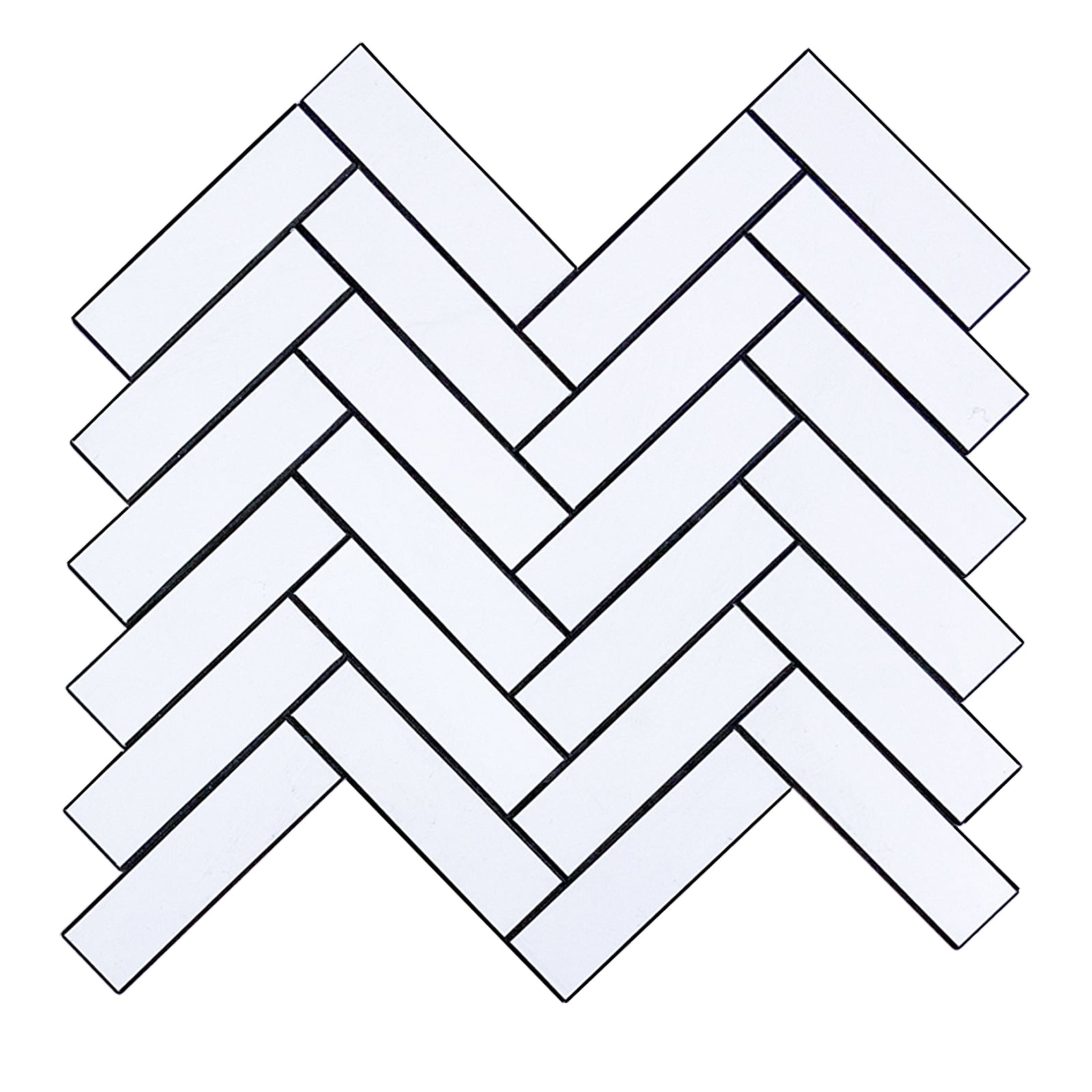 3D Herringbone Peel and Stick Backsplash Tile