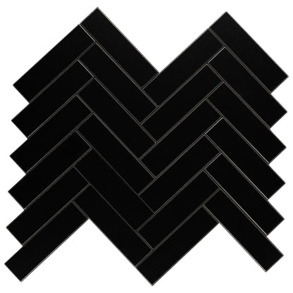 3D Herringbone Peel and Stick Backsplash Tile