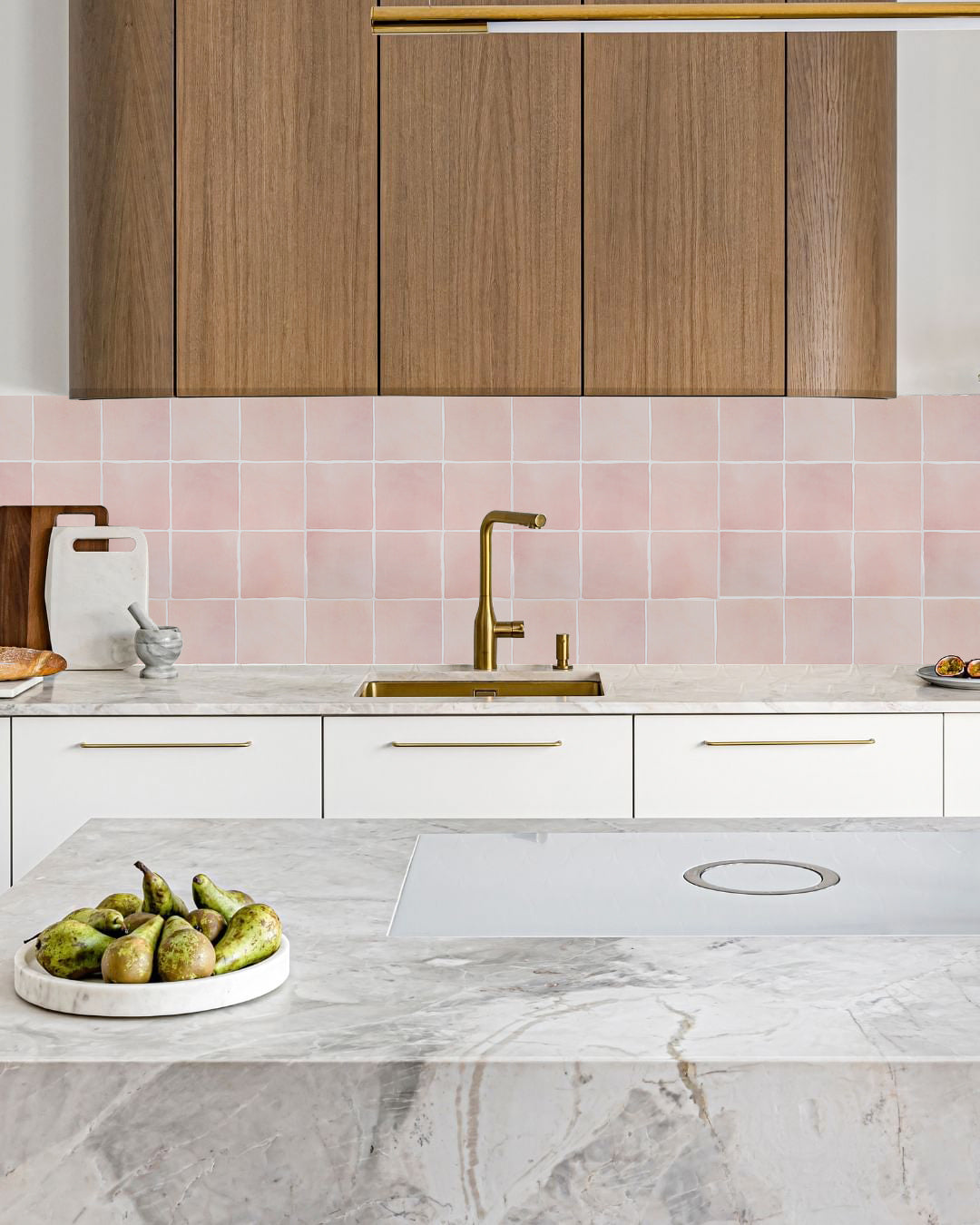 3D Pink Faux Spanish Handmade Peel and Stick Backsplash Wall Tile