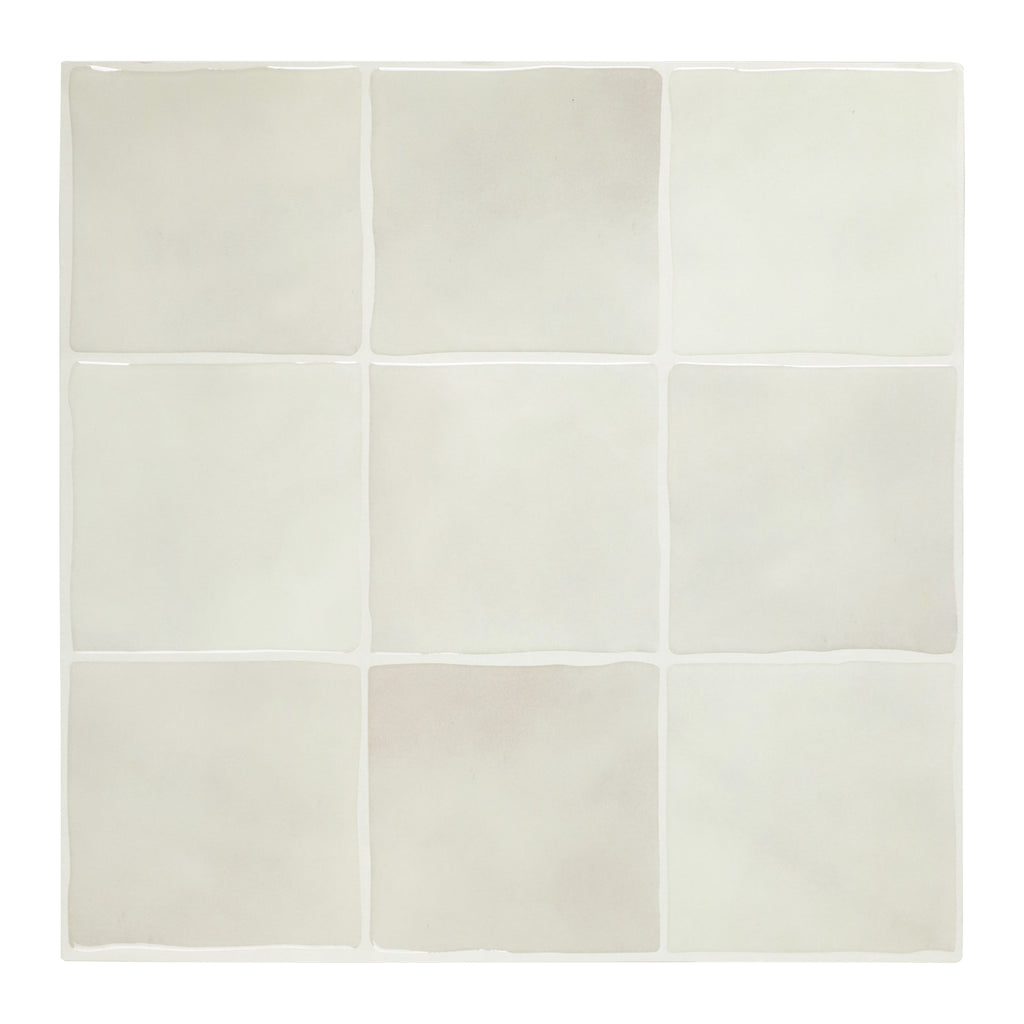 3D Beige Faux Spanish Handmade Peel and Stick Backsplash Wall Tile