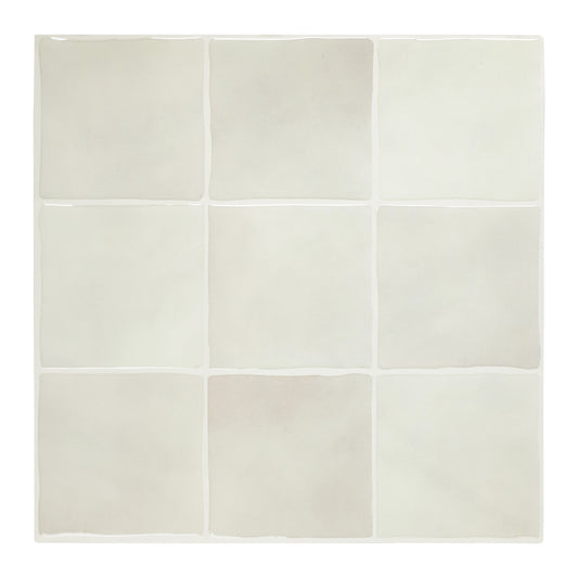 3D Beige Faux Spanish Handmade Peel and Stick Backsplash Wall Tile