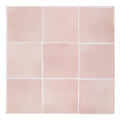 3D Pink Faux Spanish Handmade Peel and Stick Backsplash Wall Tile